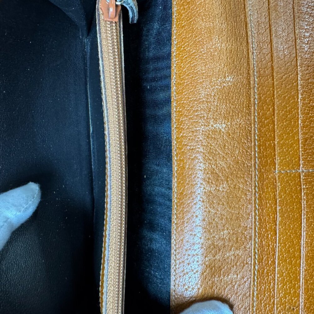 GUCCI GG Abbey Canvas Leather Bifold Long Wallet Authentic|Used - Picture 7 of 9